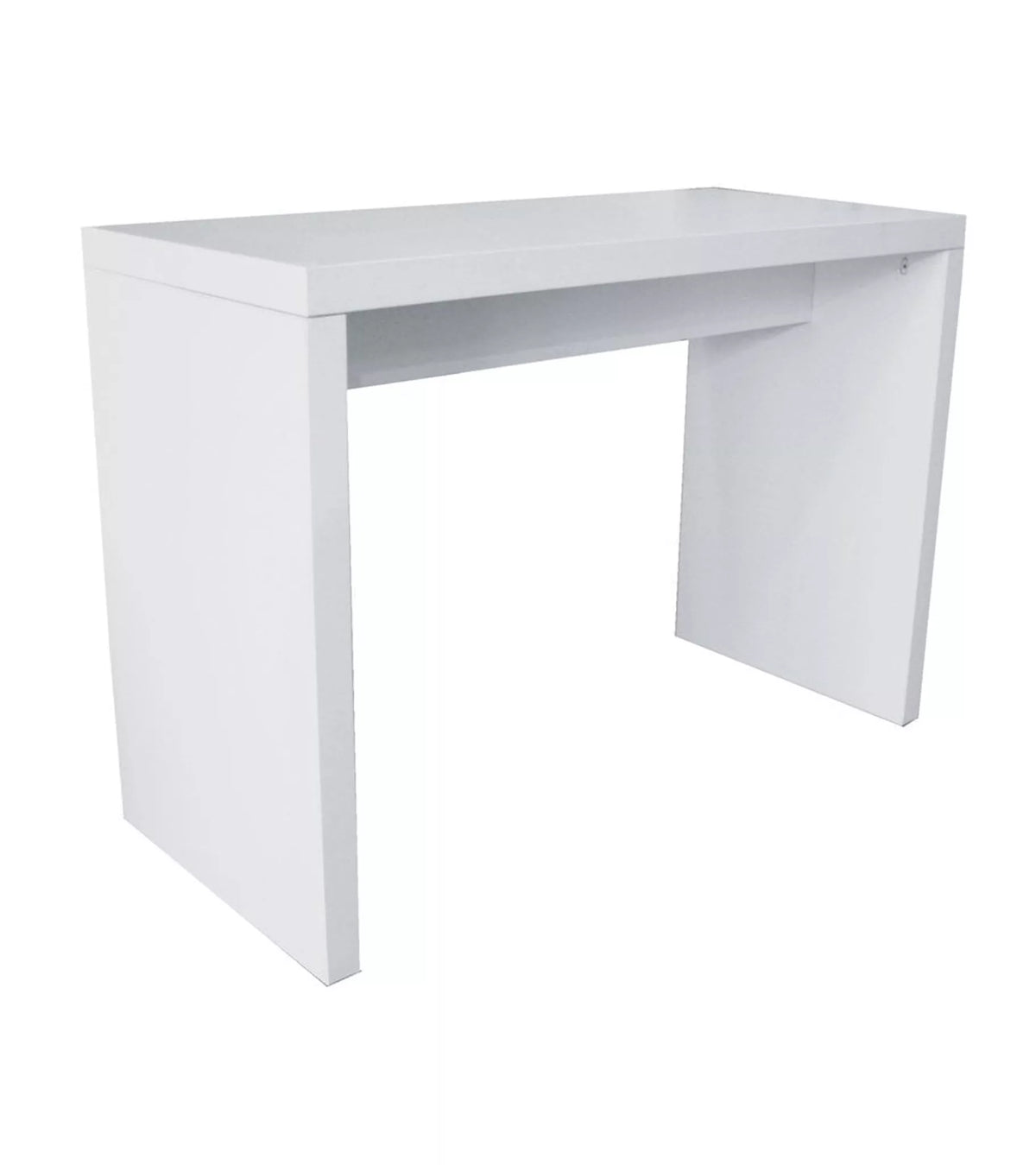 Medium white retail merchandising display table 900mm wide