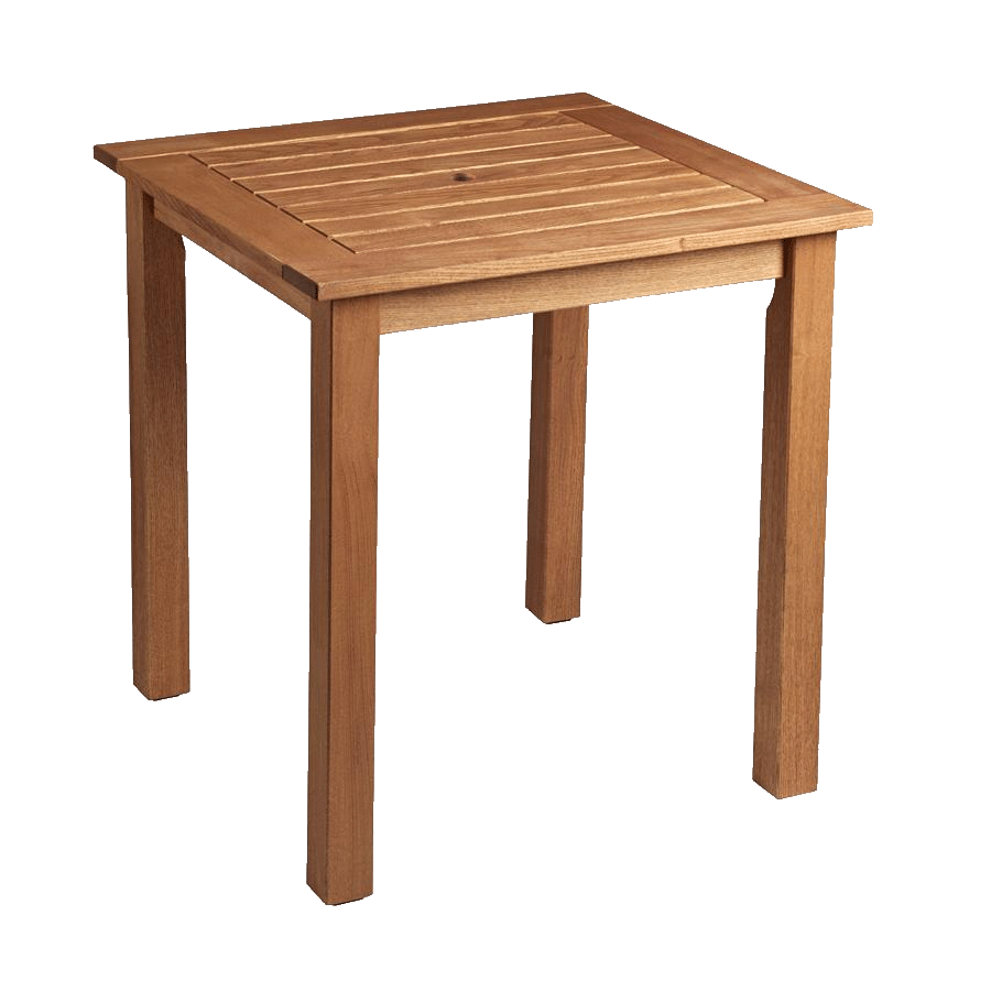 MORE 2 Seater Outdoor Table – Solid Robinia Wood – 80cm Square