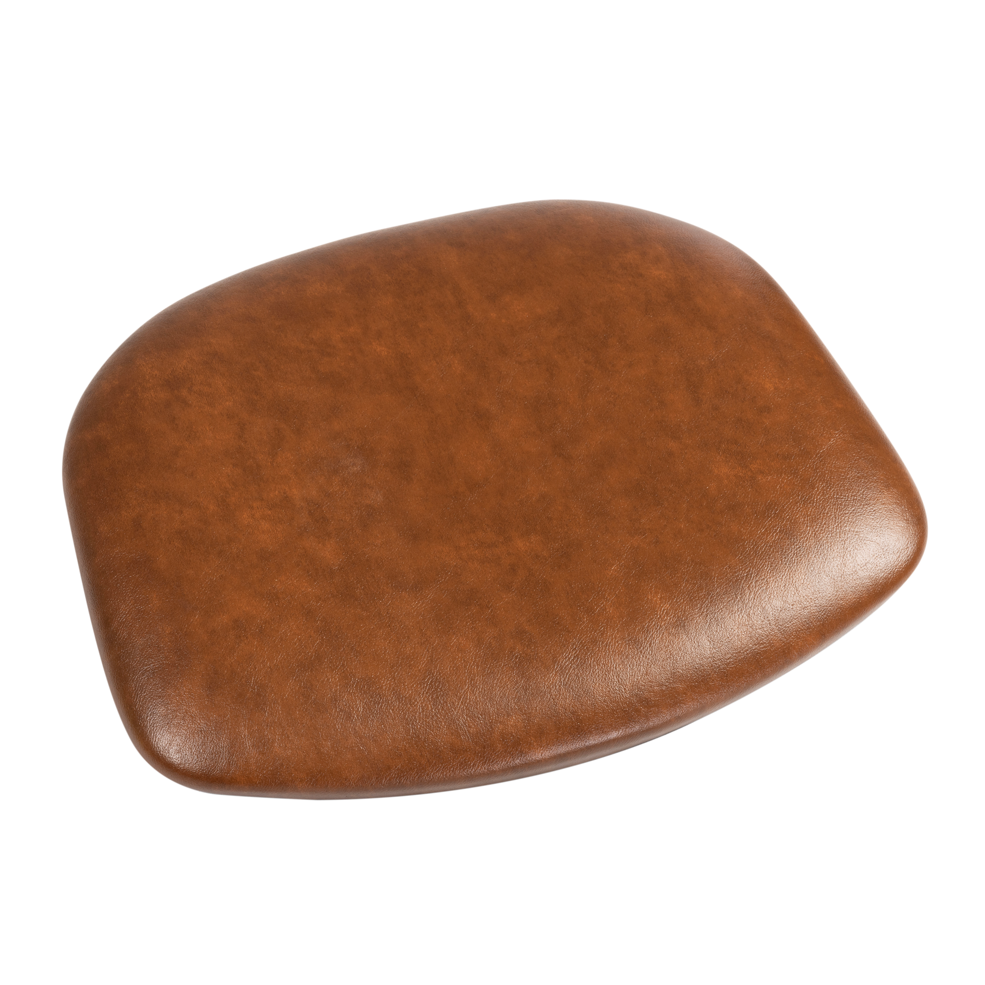 Lascari vintage tan seat pad featuring a smooth, cushioned surface designed for the Relish Bar Stool - Beech Satin Black - Natural Cane Back - Lascari Vintage Tan Seat Pad.