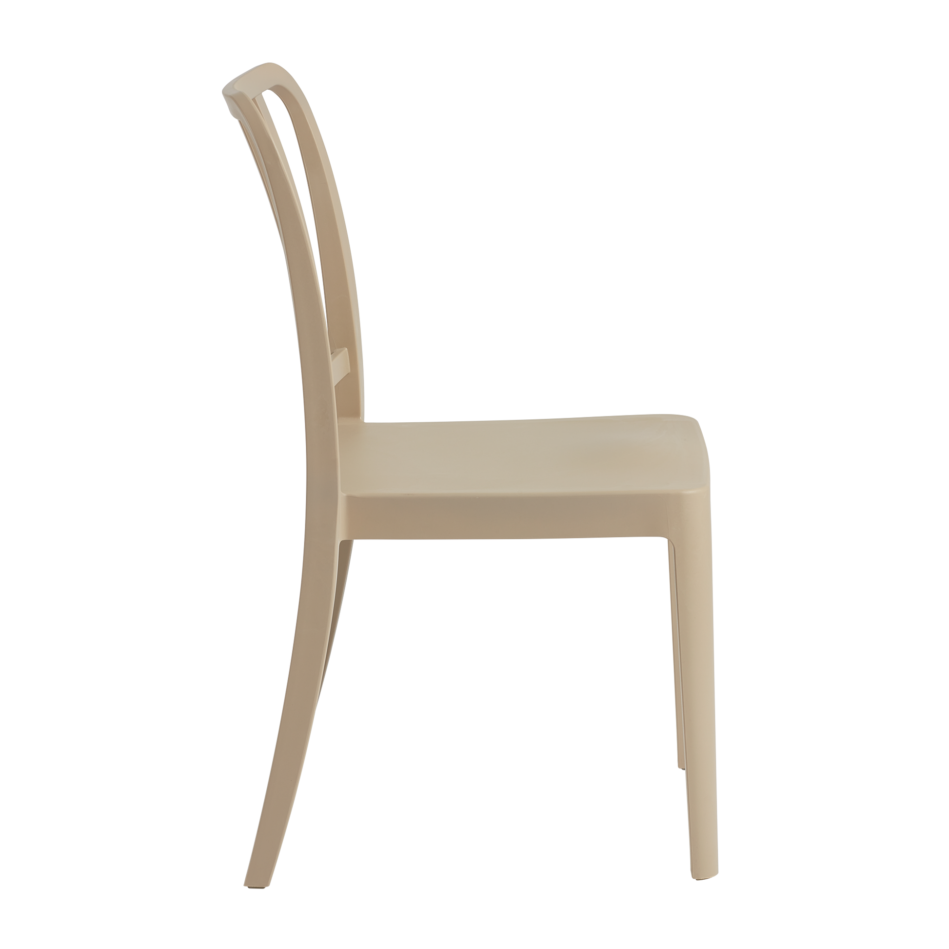 Rock Recycled Side Chair - Anthracite in a sleek, modern design with smooth lines and a solid construction ideal for commercial and hospitality environments.