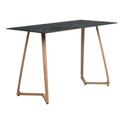 Wings Poseur Table - Oak - 180x80cm - 12mm Italian Stone HPL Table Top